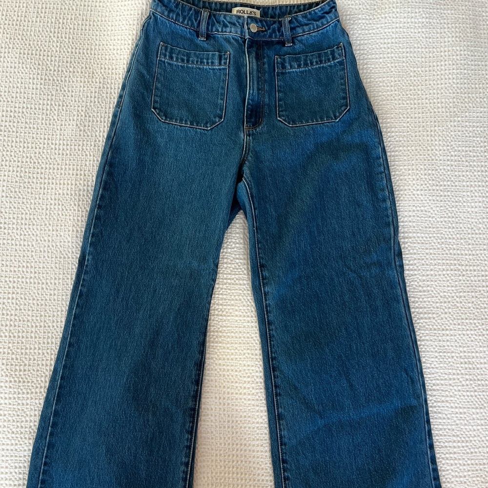 Rolla’s sailor jean in color Ashely Blue. - Picture 3 of 6